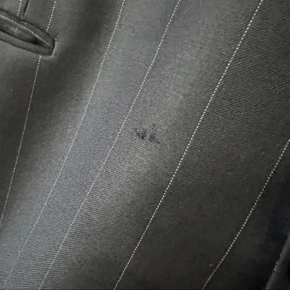 Giorgio Armani for Boyd’s Mens Pinstripe Sport Coat in Navy Sz Approx 44R - Picture 7 of 11